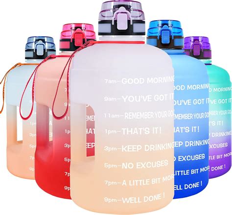 Buy Buildlife Gallon Water Bottles With Times To Drink Gallon Water