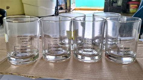 Glasses Cups And Barware 6pc Drink Glass Freeup