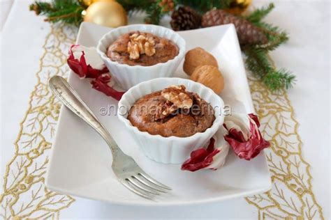 Sformatini Caldi Al Radicchio E Noci Antipasto Invernale Ricetta