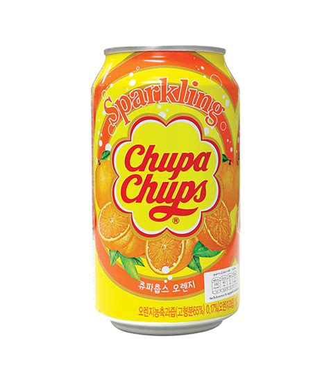 Chupa Chups - Sparkling Carbonated Drink (Orange) 345ml