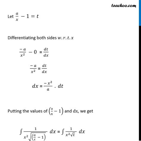 Misc Integrate X Root Ax X Chapter Class