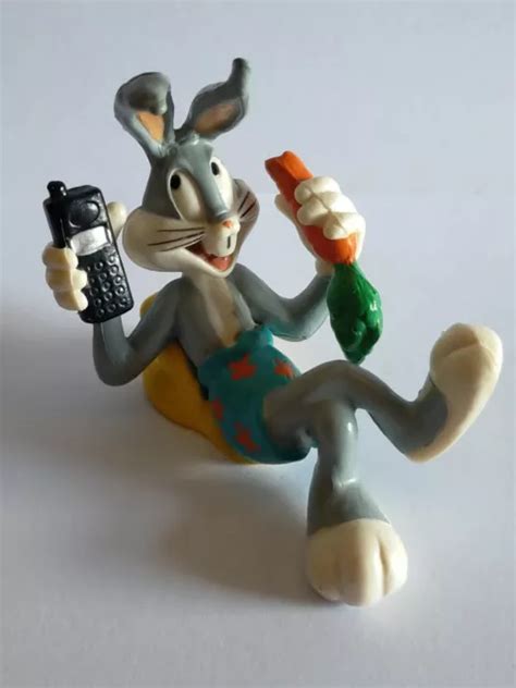 MUÑECO PVC BUGS Bunny Looney Tunes Warner Bros 1998 8 Cm EUR 4 99