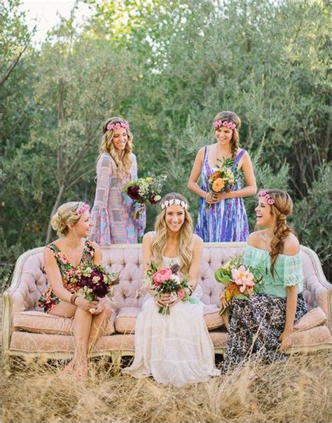 Chic Bohemian Bridesmaid Dresses Ideas Deer Pearl Flowers