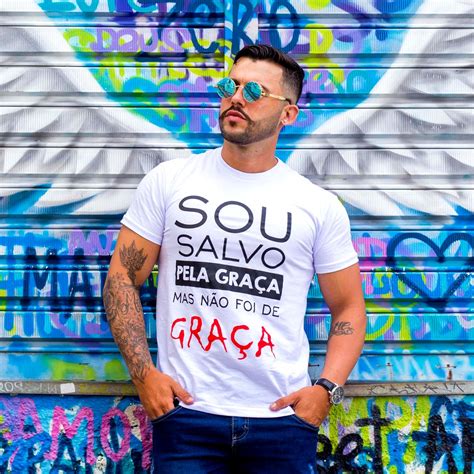 Camiseta Masculina Estampada Algod O Gospel Evang Lica Jesus Cristo