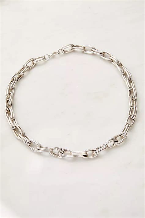 Chunky Layered Chain Necklace Urban Outfitters Uk