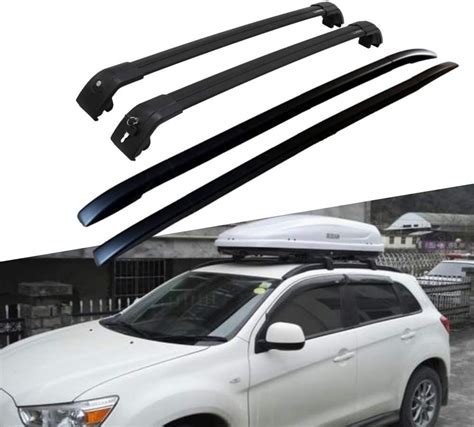 Vesul Black Roof Rack Cross Bars Rails For Mitsubishi Outlander Sport