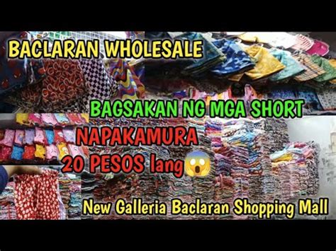 BACLARAN WHOLESALE BAGSAKAN NG MGA SHORT NAPAKAMURA 20 PESOS LANG