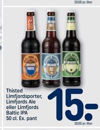 Thisted Limfjordsporter Limfjords Ale El Limfjords Baltic Ipa Tilbud