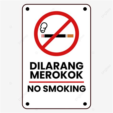 Gambar Ikon Papan Dilarang Merokok Dilarang Merokok Rokok Ikon Png