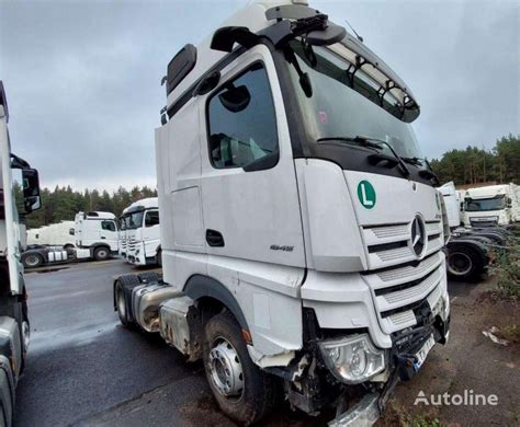 Buy Damaged Mercedes Benz Actros Ls Truck Tractor Lithuania