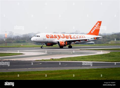 Easyjet Airline Airbus A Airliner G Ezbo Landing At Manchester