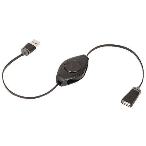 Retrak Etpru6xt Premier Retractable Usb A Male To Usb A Female Extension Cable