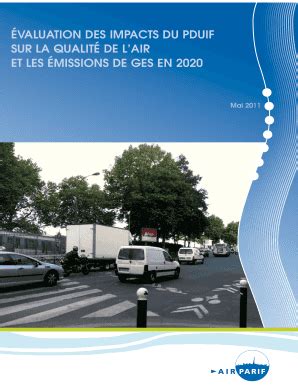 Remplissable En Ligne Airparif Asso Evaluation Des Impacts Du Plan De