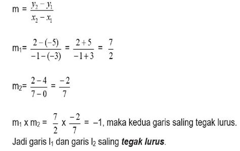 10 Latihan Soal Tes Sumatif Matematika Persamaan Garis Lurus Smp Mts