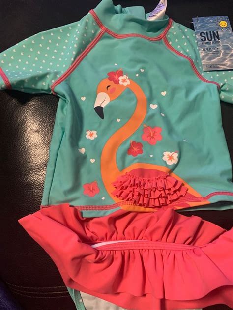 Bikini Mädchen Grösse 92 UV Schutz Badeanzug Flamingo Kaufen auf