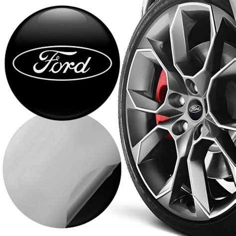 EMBLEMAT ZNACZEK Na Dekielek Kapsel Do Felgi FORD 56mm NAKLEJANY 1 Szt