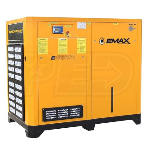 EMAX ERV1000003D 460 100 HP Variable Speed Tankless Rotary Screw Air