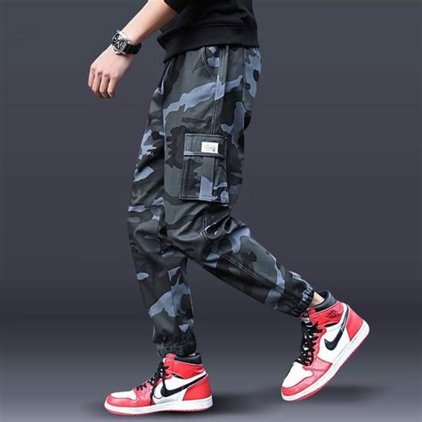 Men Streetwear Hip Hop Camouflage Cargo Pants Artofit