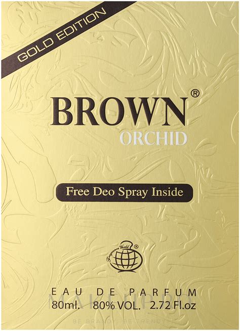 Fragrance World Brown Orchid Gold Edition Set Edp Ml Spray Ml