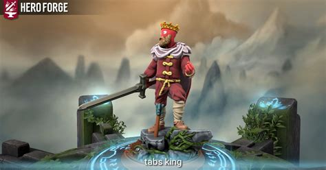 Tabs King Made With Hero Forge