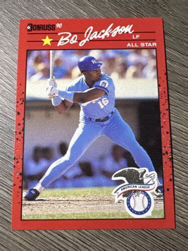 1990 Donruss All Star 650 Bo Jackson Error Card No TM On Logo EBay