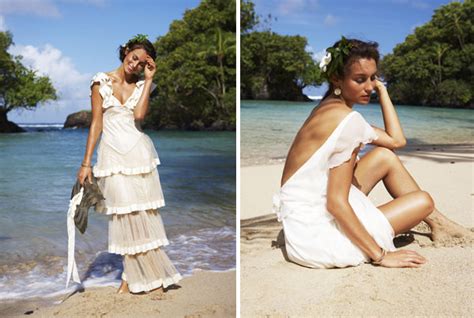 Editorial De Vestidos De Noiva Para A Praia Constance Zahn