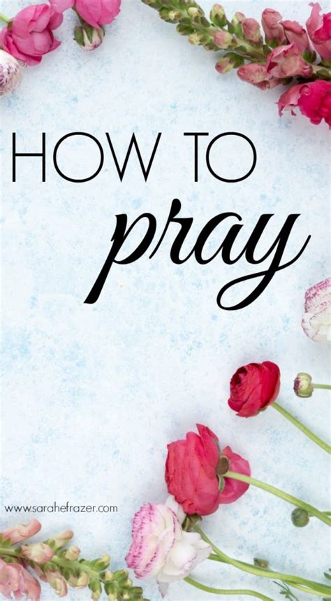 How To Plant Seeds Of Prayer Sarah E Frazer