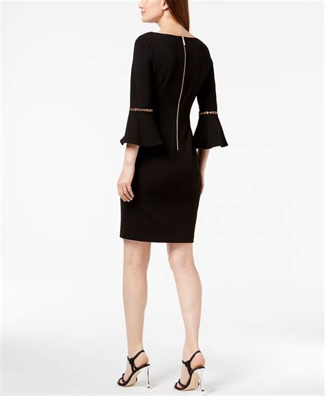 Calvin Klein Bell Sleeve Sheath Dress Macys