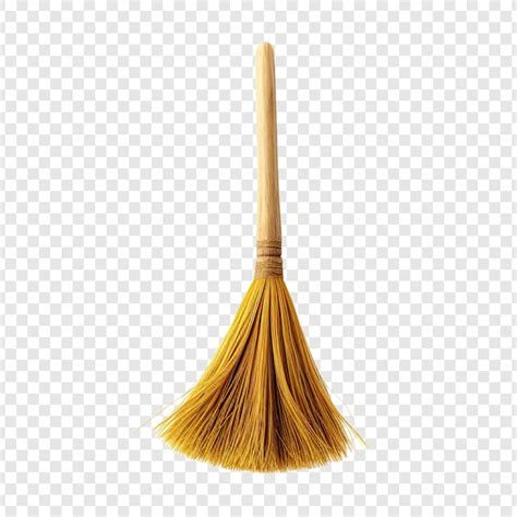 Premium Psd Broom Isolated On Transparent Background