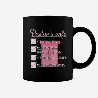 Pastors Wife Multitasting Ninja Funny Pastors Wife Gift Coffee Mug