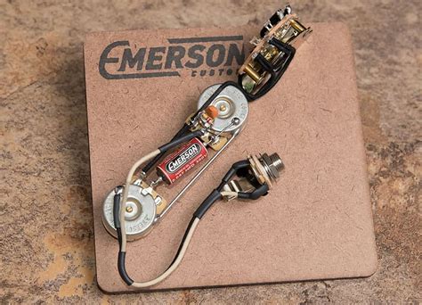 Emerson Custom Tele 3 Way 250k Prewired Kit Assembly Reverb