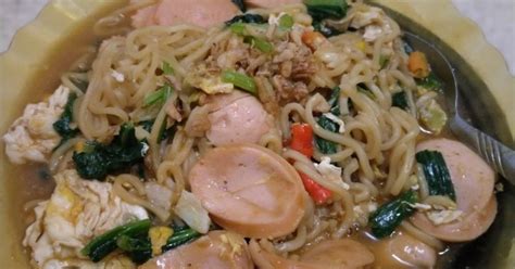 Resep Mie Goreng Indomie Nyemek X Sosis Kanzler Oleh Nanda Septian