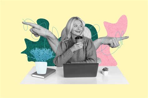 Mature Woman Laptop Banner Stock Photos Free Royalty Free Stock