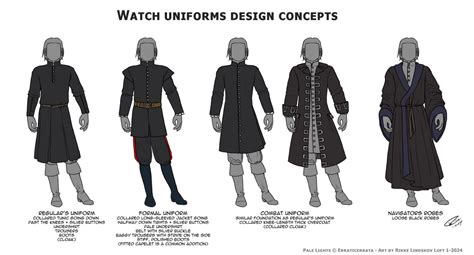 Pale Lights Watch Uniform Design Concepts By Gwennafran On Deviantart