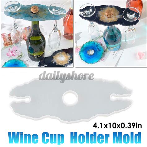 Diy Silicone Wine Glass Holder Resin Casting Mold Cup Coaster Epoxy Mould Craft 全てのアイテム