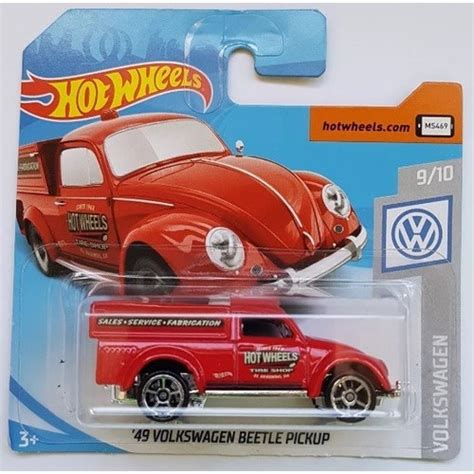 Fusca Hot Wheels Volkswagen Beetle Pickup Hot Wheels Red Car Carreto Shopee Brasil