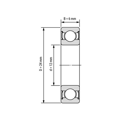 Nsk Rs Deep Groove Ball Bearing X X Mm Japan Zenix Store Llc