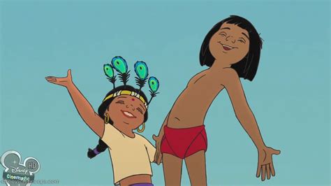 Image Mowgli And Shanti Are Both Haveing Lots Of Fun Together  Disney Wiki Fandom