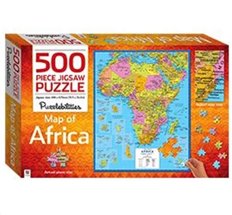 Buy Africa Map 500 Piece Puzzle In Puzzle Sanity