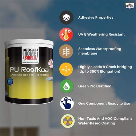 Berger Home Shield Pu Roof Koat Paint L At Rs Bucket In Patna