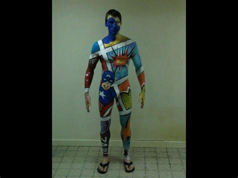 Body Paint Superhero Costumes at Henry Christie blog
