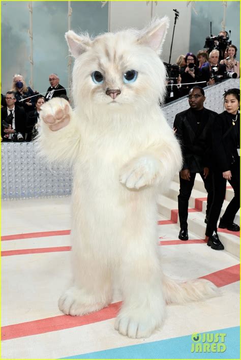 Jared Leto Dress Up As Karl Lagerfeld S Beloved Cat Choupette For Met