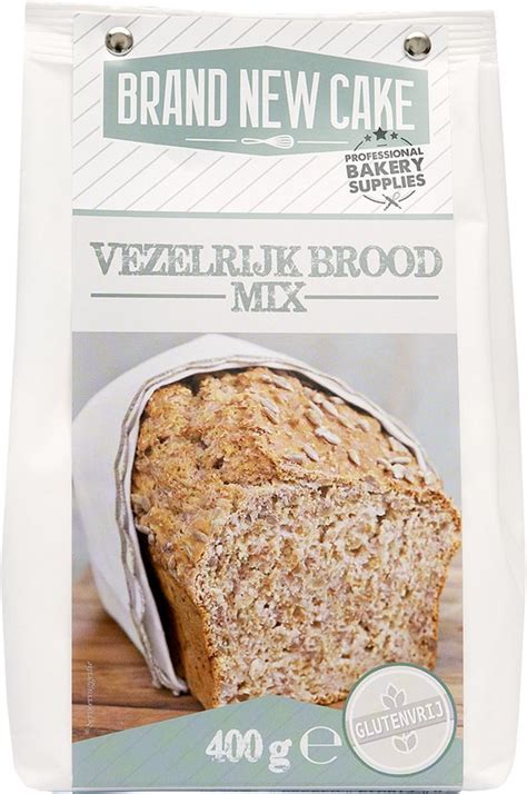 BrandNewCake Vezelrijk Broodmix 400g Glutenvrij Bol