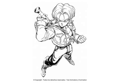 Los Mejores Dibujos De Trunks Para Colorear Todo Para Colorear