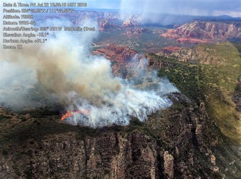 Little Growth On Fire Near Sedona Local