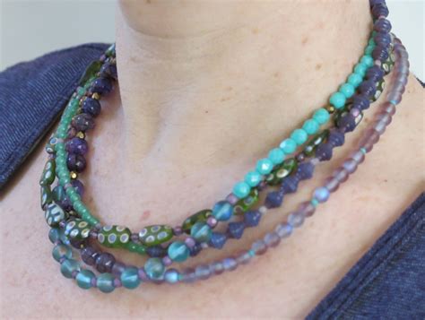 Diy Jewelry Tutorial How To Make A Multi Strand Beaded Necklace