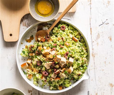 Taboul De Brocoli Et Chou Fleur Tofu Fum Et Olives Cookidoo The