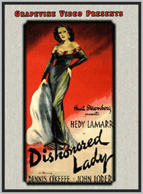 DISHONORED LADY 1947 HEDY LAMARR RARE DVD