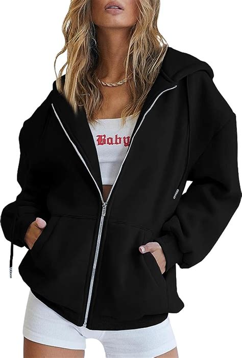 Efan Womens Cute Hoodies Teen Girl Fall Jacket Oversized Sweatshirts