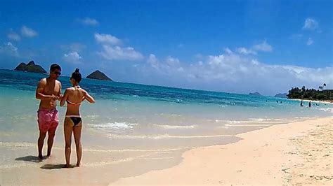 Lanikai Beach Is The Most Beautiful Beach In Hawaii On The Island Of Oahu Near Honolulu Youtube